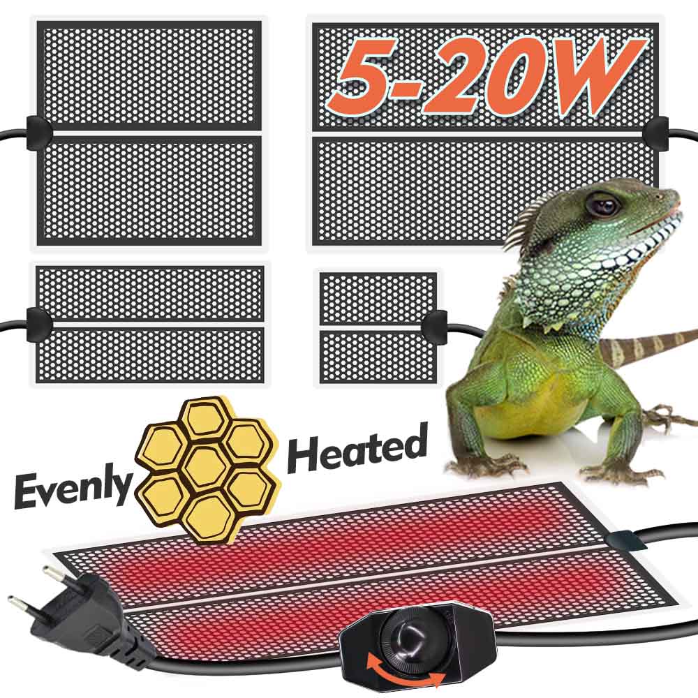 Heat Mat Seedling - 5-20W Reptile Heat Mat Plants Heating