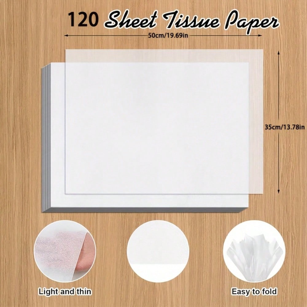 120 Sheets Bulk White Tissue P - Agar Tissue Culture recension och pris