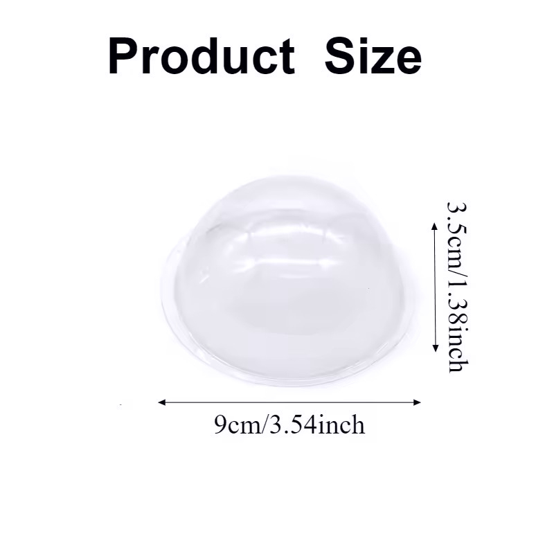 10/20/50/100PCS Plastic Transp - Plastic Dome Clear recension och pris