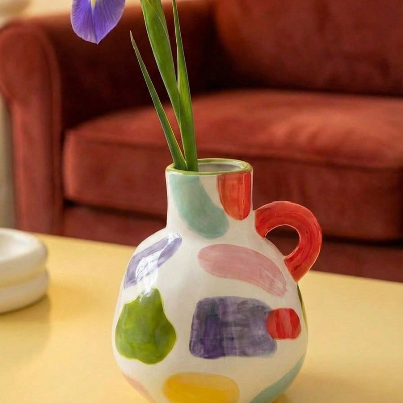 Modern Geometric Ceramic Vase  - Propagation Station Vase recension och pris