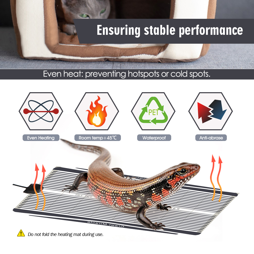 5W 15W 25W 35W Graphene Reptil - Heat Mat Seedling recension och pris
