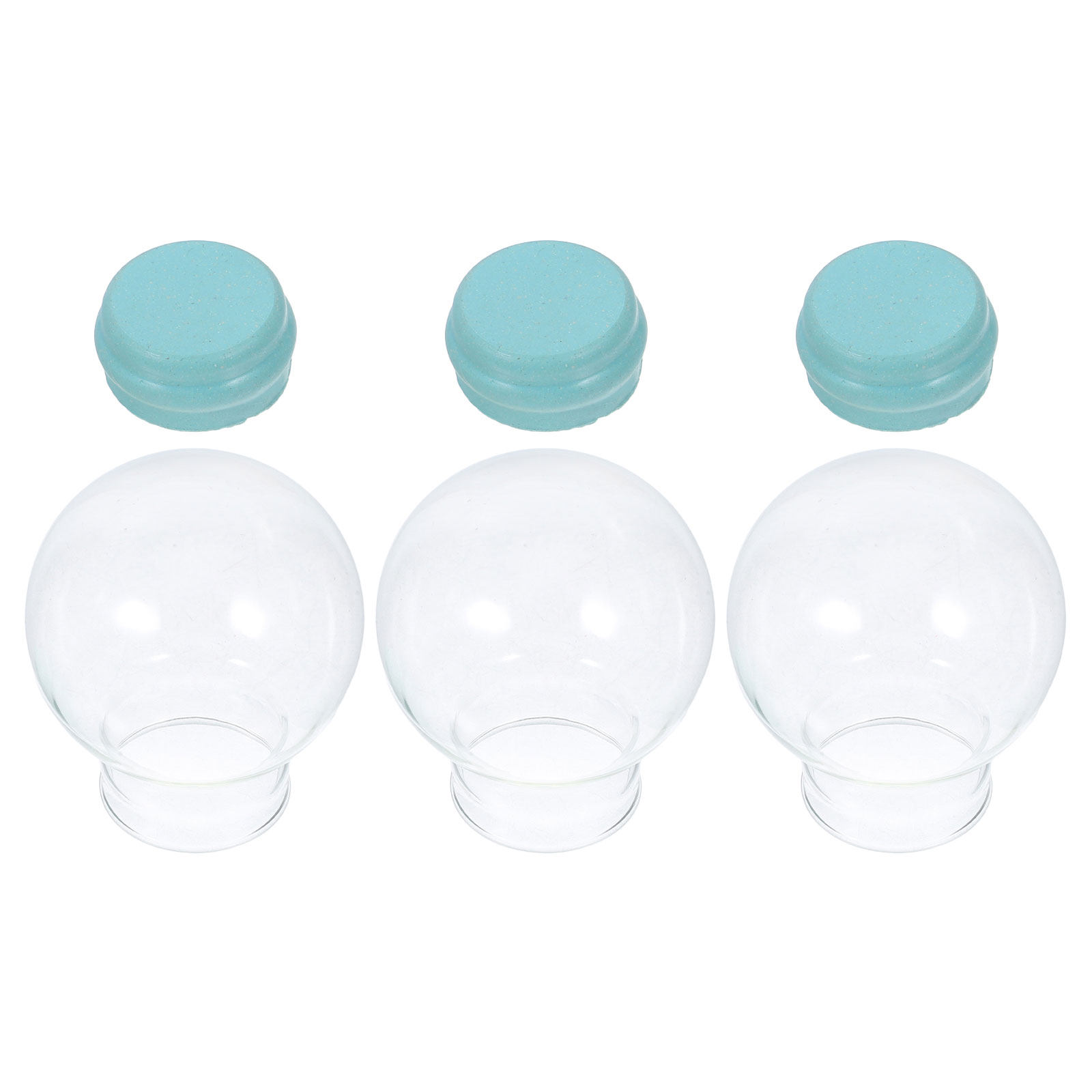 3Pcs Clear Empty Snow Globes 4 - Plastic Dome Clear recension och pris