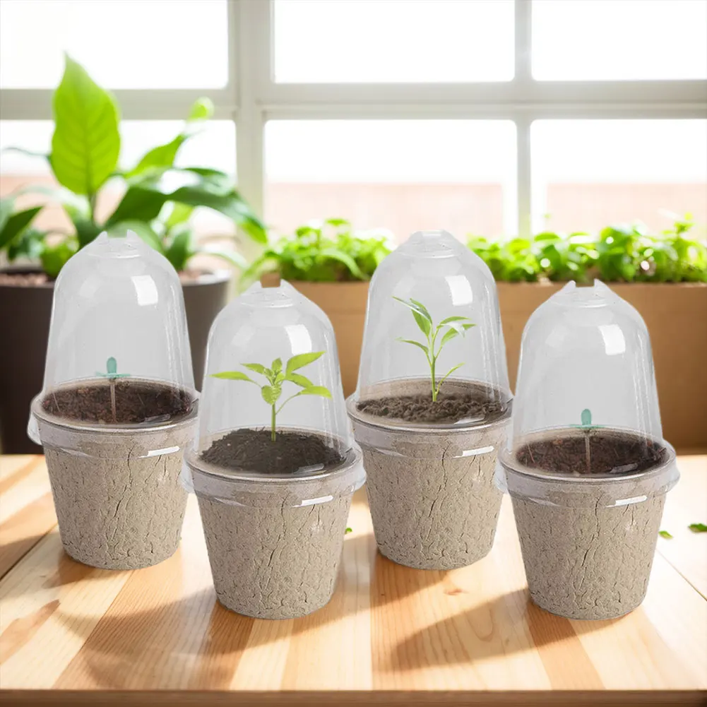 10pcs Garden Round Peat Pots P - Peat Pellet Tray recension och pris