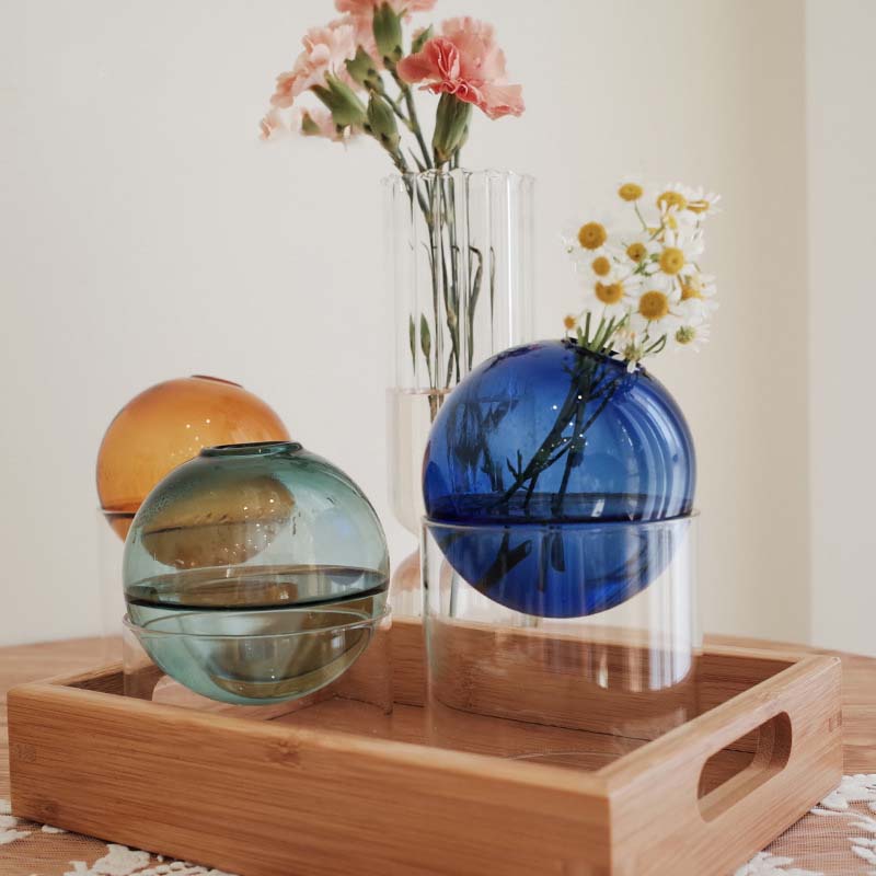 Mini Round Flower Vase Hydropo - Propagation Station Vase recension och pris