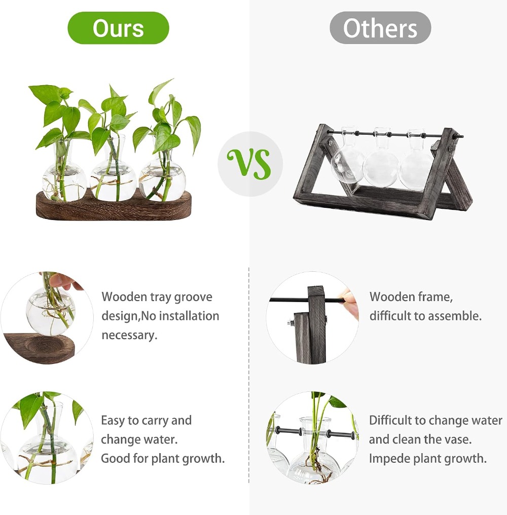 Desktop Plant Propagation Stat - Propagation Station Vase recension och pris