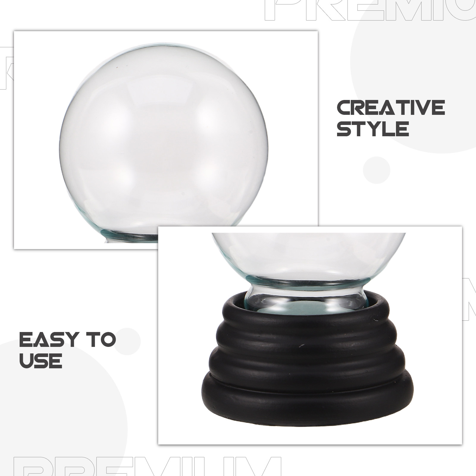 Clear Snow Globe Decoration Tr - Plastic Dome Clear recension och pris