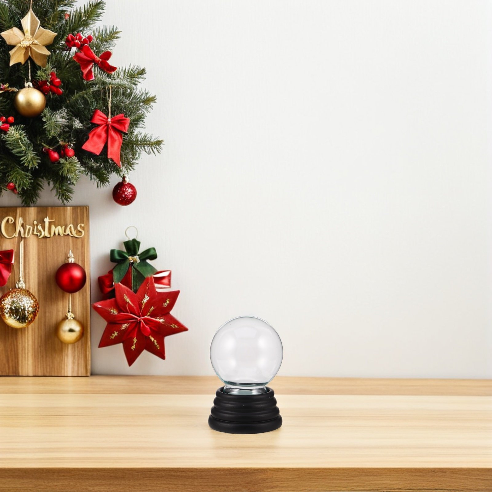 Clear Snow Globe Decoration Tr - Plastic Dome Clear recension och pris