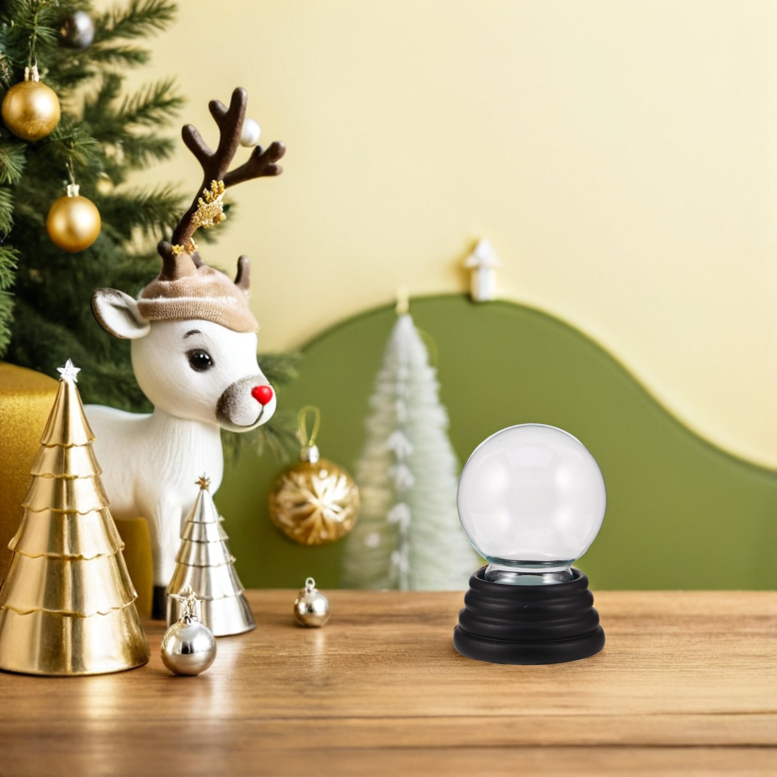 Clear Snow Globe Decoration Tr - Plastic Dome Clear recension och pris