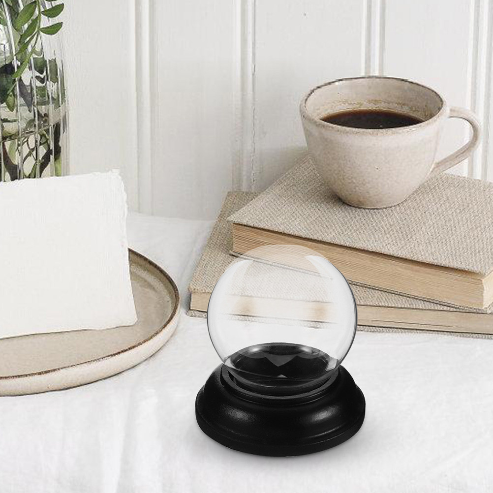 Empty Fillable Glass Snow Glob - Plastic Dome Clear recension och pris