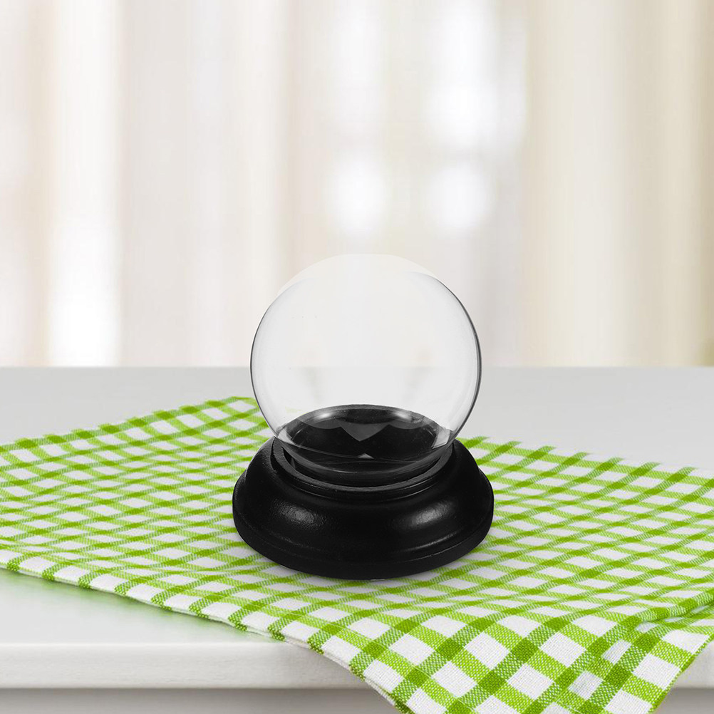 Empty Fillable Glass Snow Glob - Plastic Dome Clear recension och pris