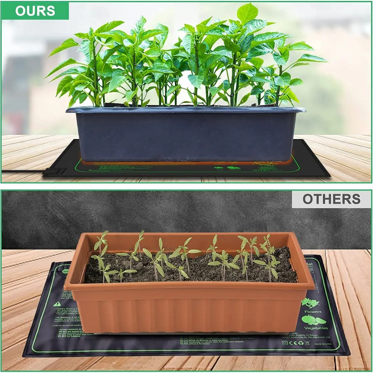 Seedling Heating Mat  Indoor P - Rooting Gel Clone recension och pris