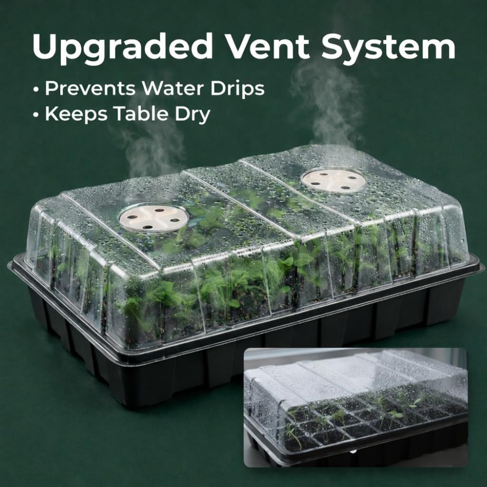 5-Set Seed Starter Tray Kits,  - Humidity Dome Kit recension och pris