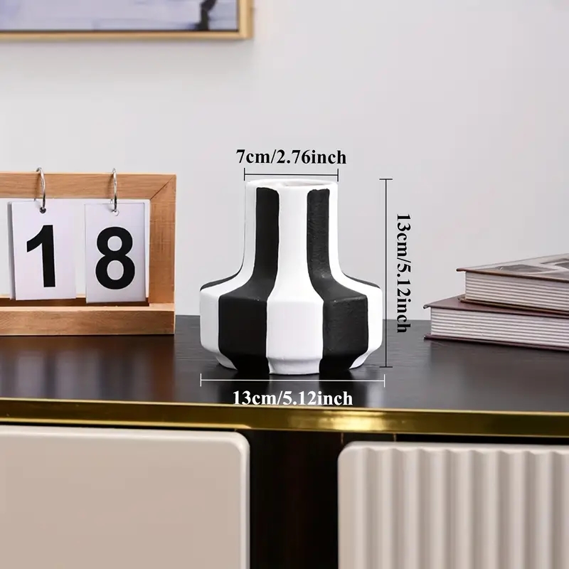 Creative Stripe Vase Black and - Propagation Station Vase recension och pris