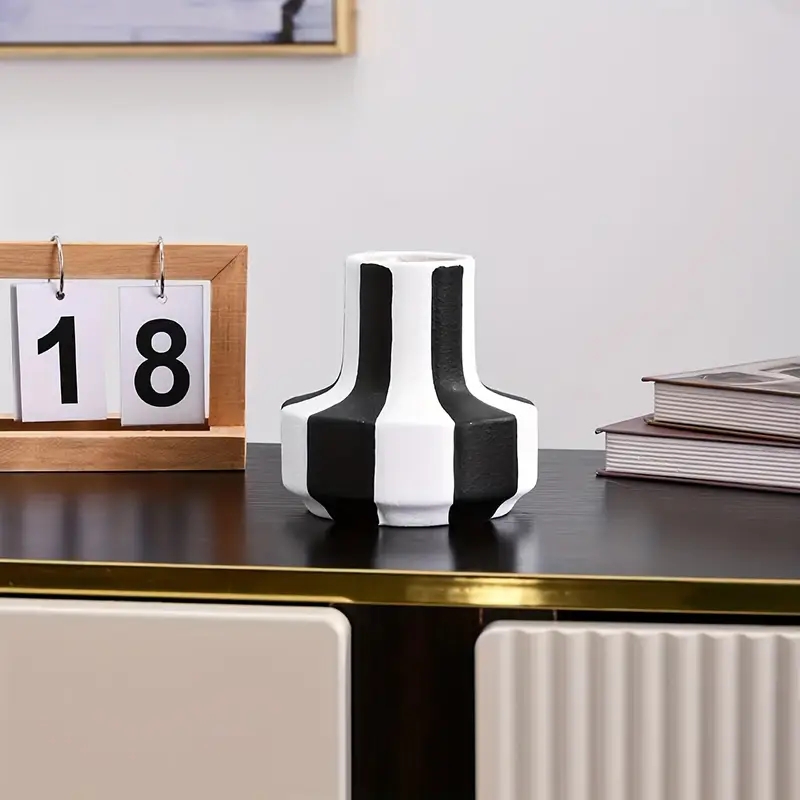Creative Stripe Vase Black and - Propagation Station Vase recension och pris