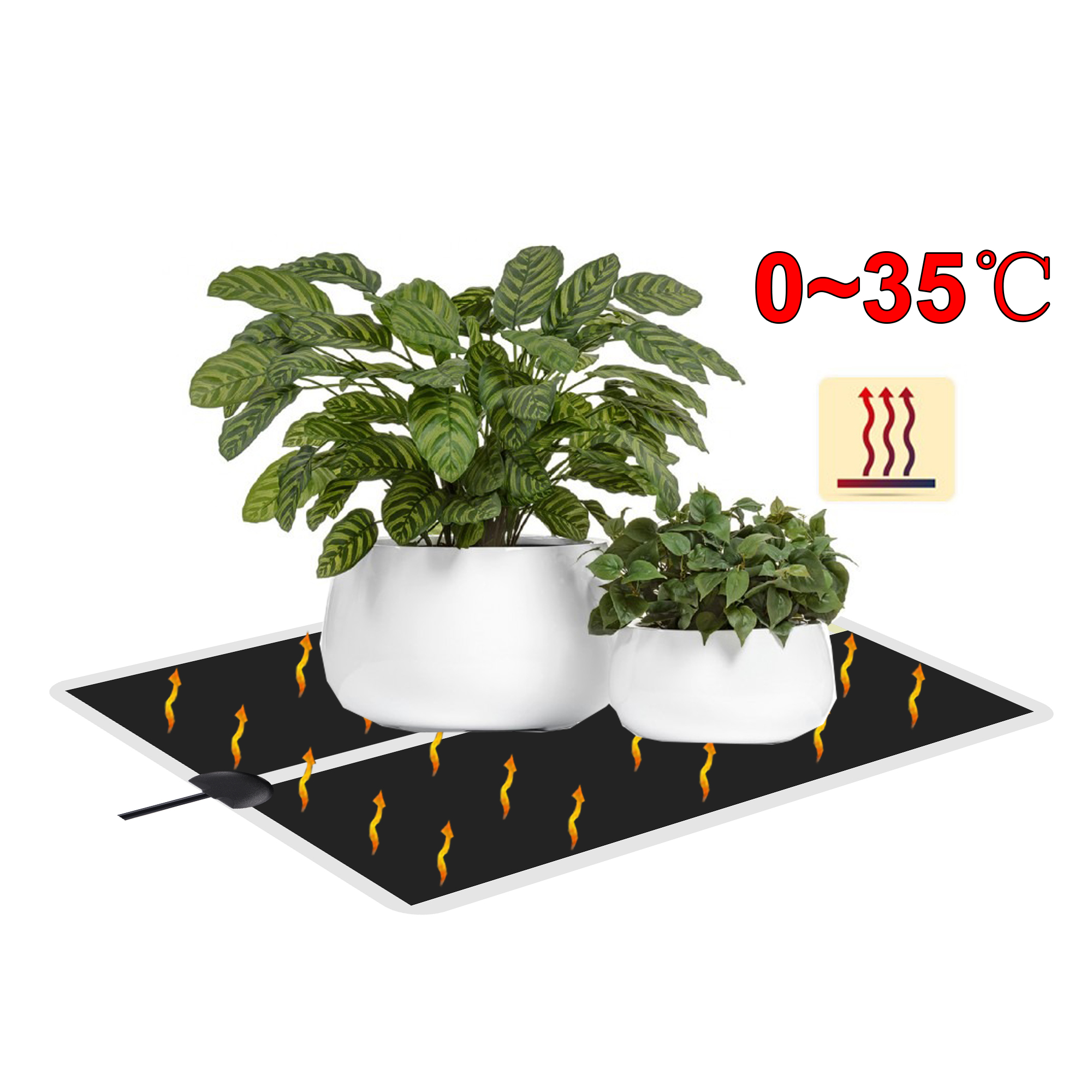 5~45W Seedling Heat Mat 220V~2 - Heat Mat Seedling recension och pris