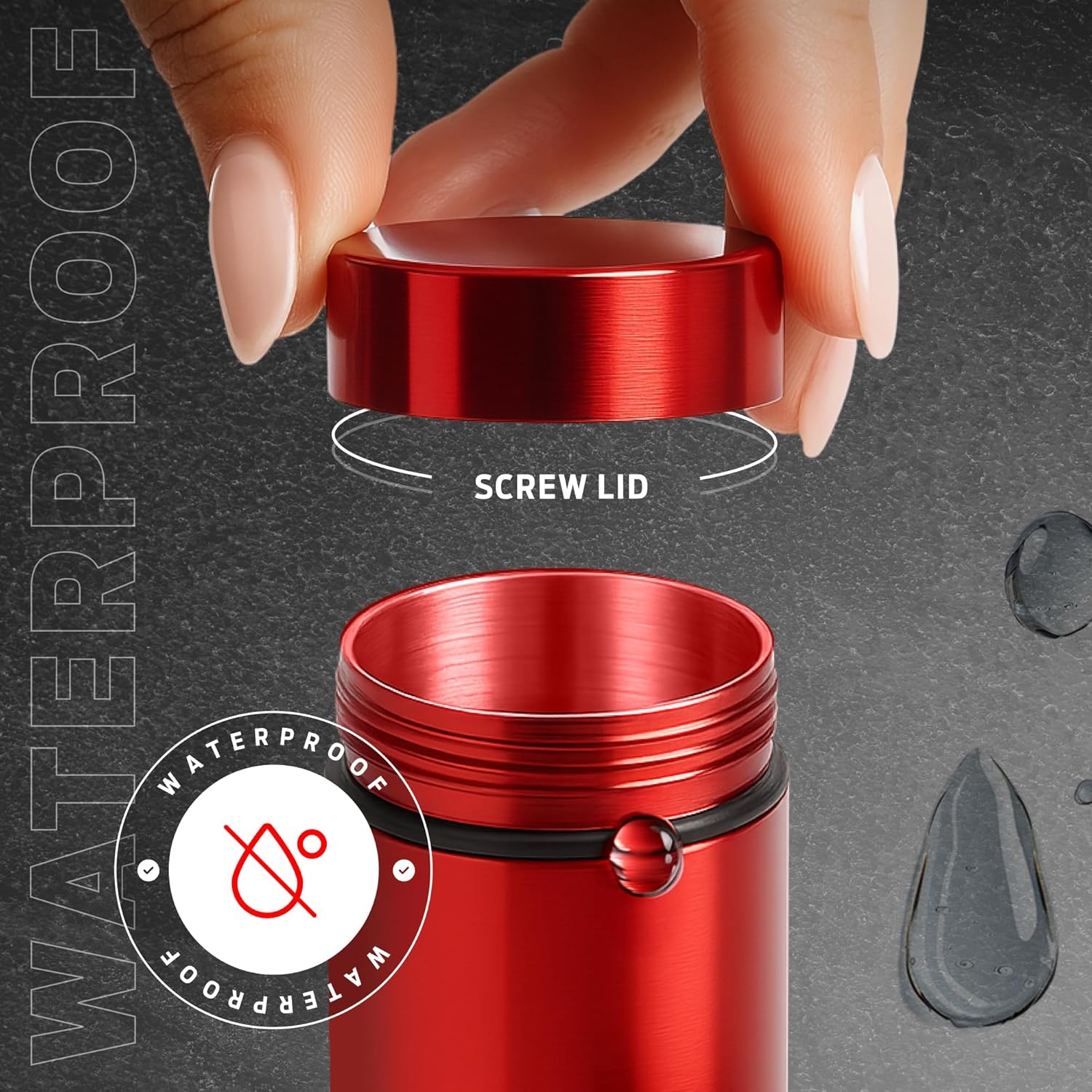 50ml Smell Proof Aluminum Jar  - Misting Bottle Fine recension och pris