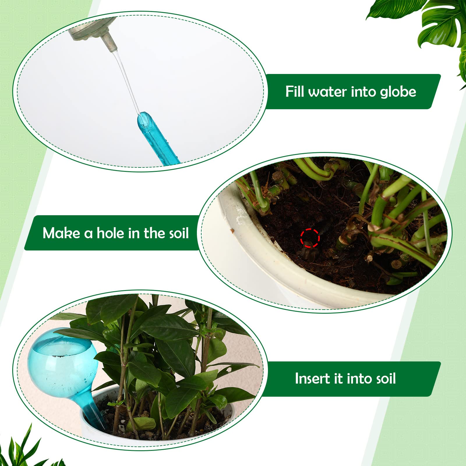 Plant Water Feeder Automatic P - Self Watering Insert recension och pris