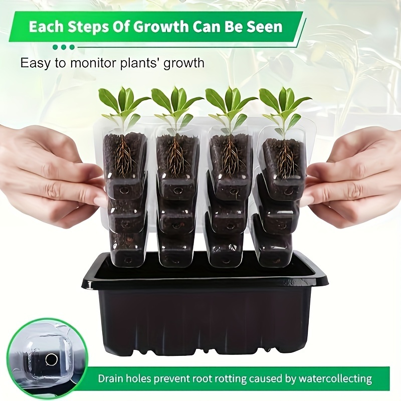 Seedling Starter Kit 1/2/3 Set - Humidity Dome Kit recension och pris
