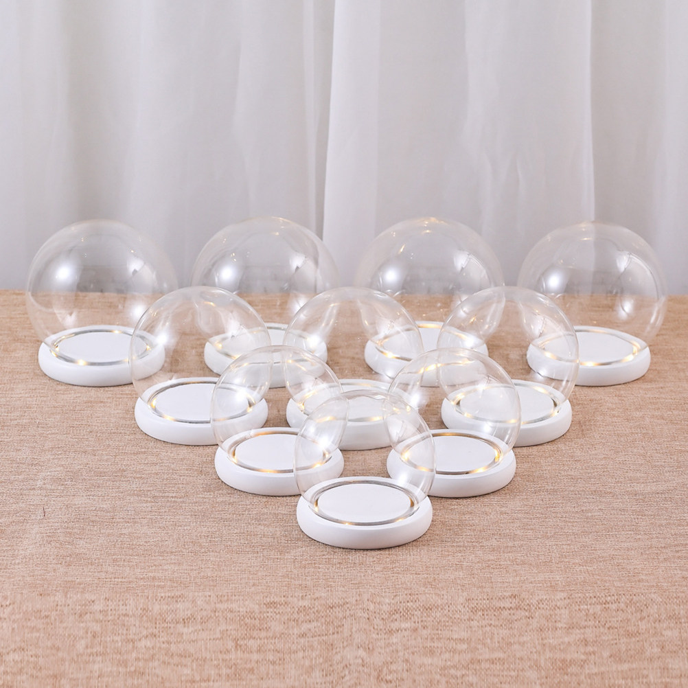 High Borosilicate Glass Dome D - Plastic Dome Clear recension och pris