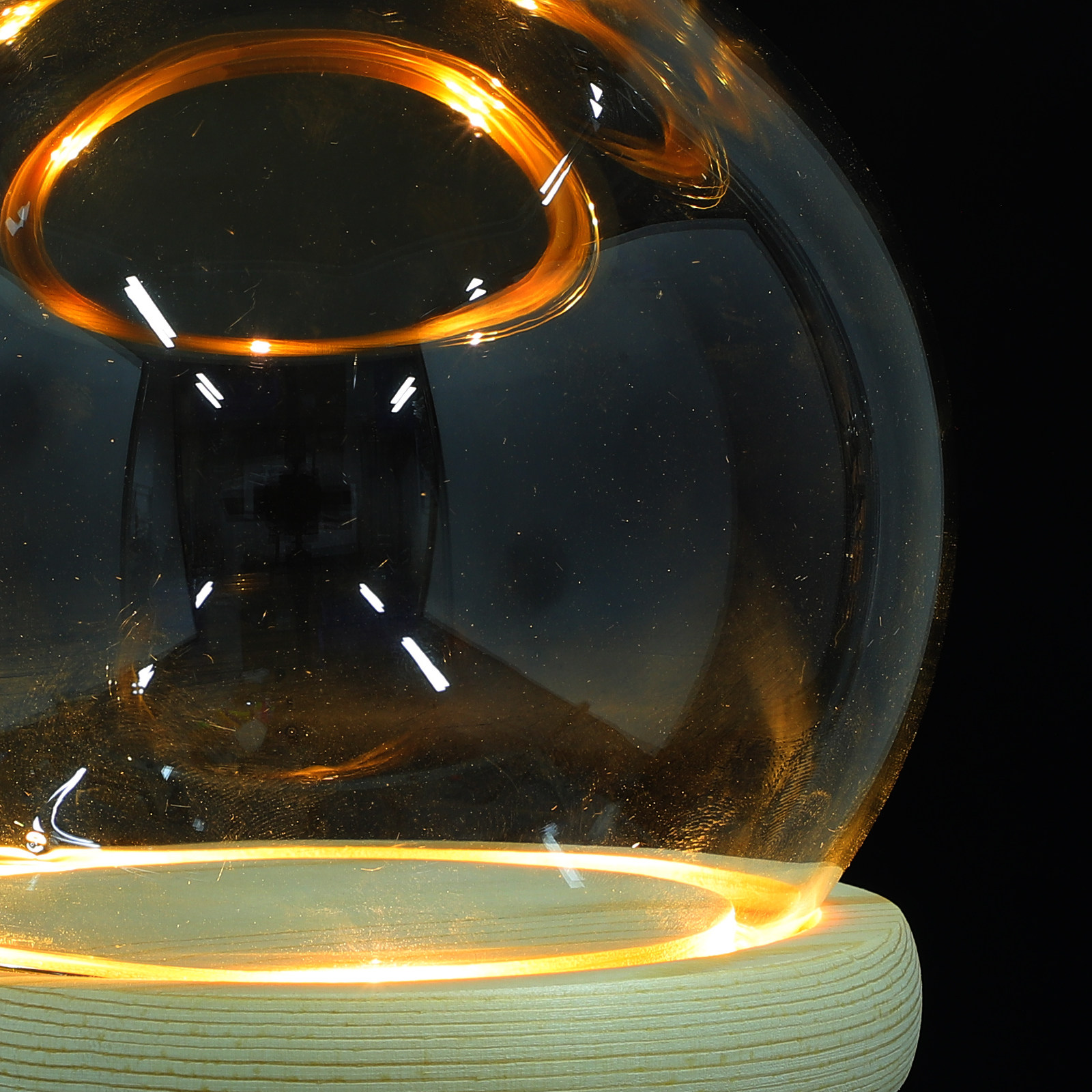 Preserved Flower Glass Dome El - Plastic Dome Clear recension och pris