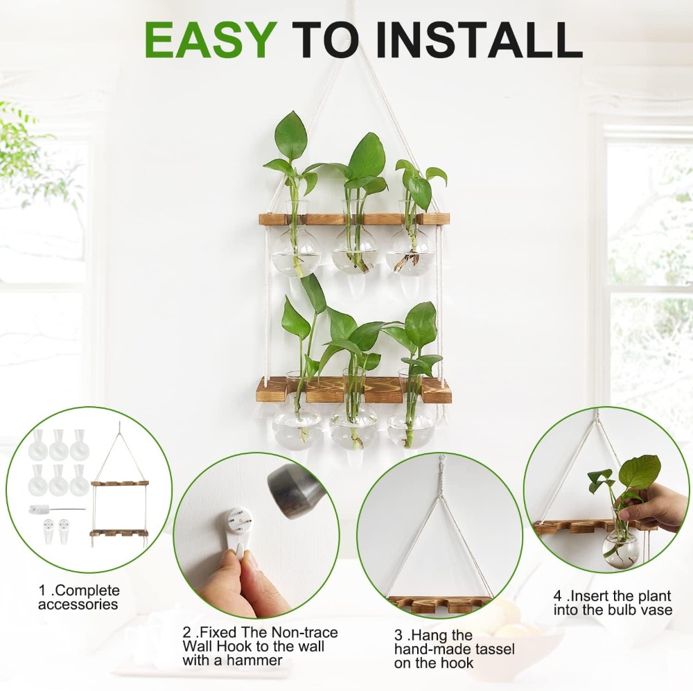 Wall Hanging Plant Propagation - Propagation Station Vase recension och pris